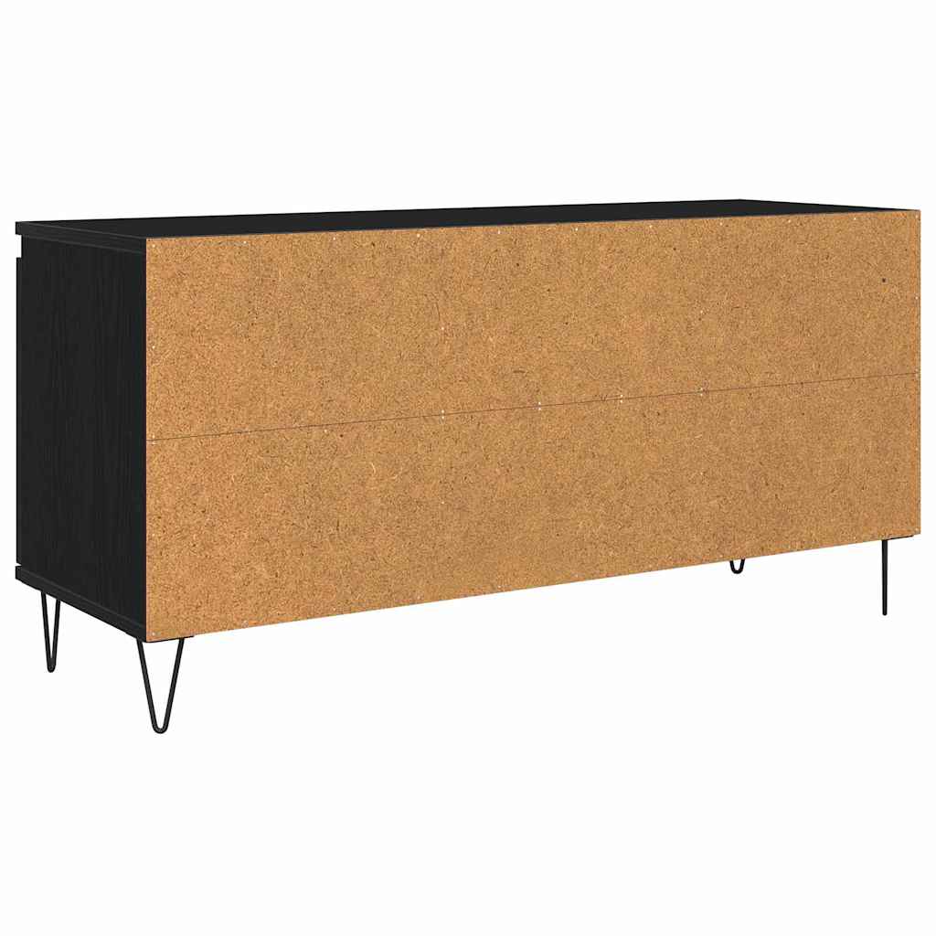 TV ormar Crni hrast 104 x 35 x 50 cm Konstruirano drvo