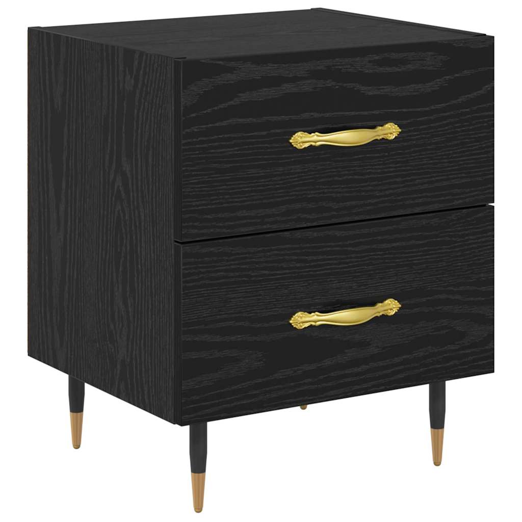 Noćni ormar Crni hrast 40 x 35 x 47,5 cm Konstruirano drvo