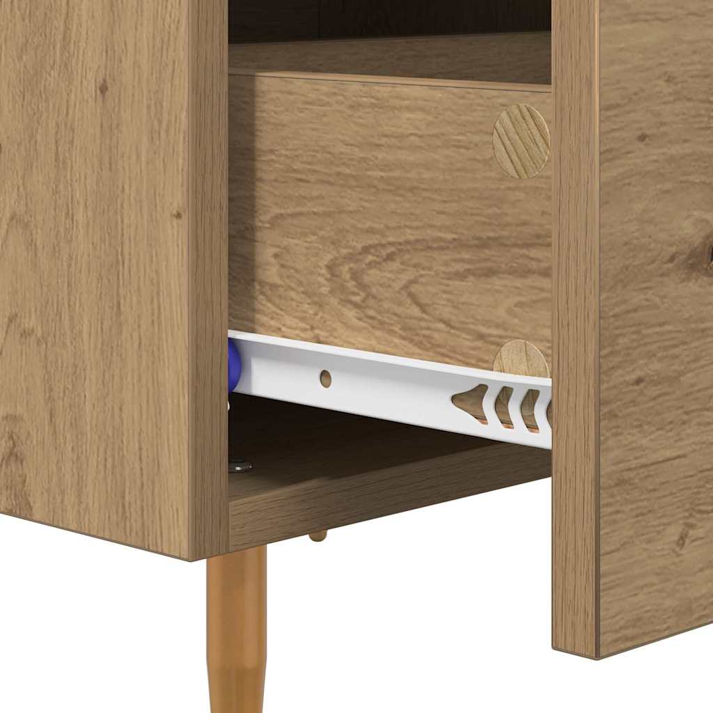 Noćni ormar s ladicama 2 pcs Umjetnički hrast 40 x 35 x 47,5 cm