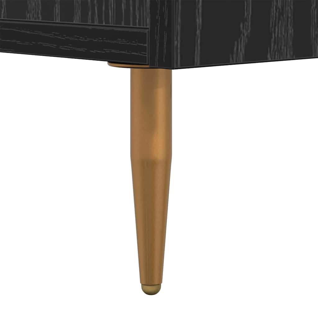 Noćni ormar s ladicama 2 pcs Crni hrast 40 x 35 x 47,5 cm