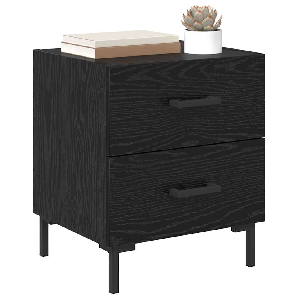 Noćni ormar Crni hrast 40 x 35 x 47,5 cm Konstruirano drvo
