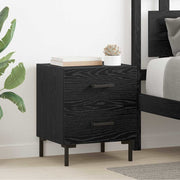 Noćni ormar s ladicama 2 pcs Crni hrast 40 x 35 x 47,5 cm