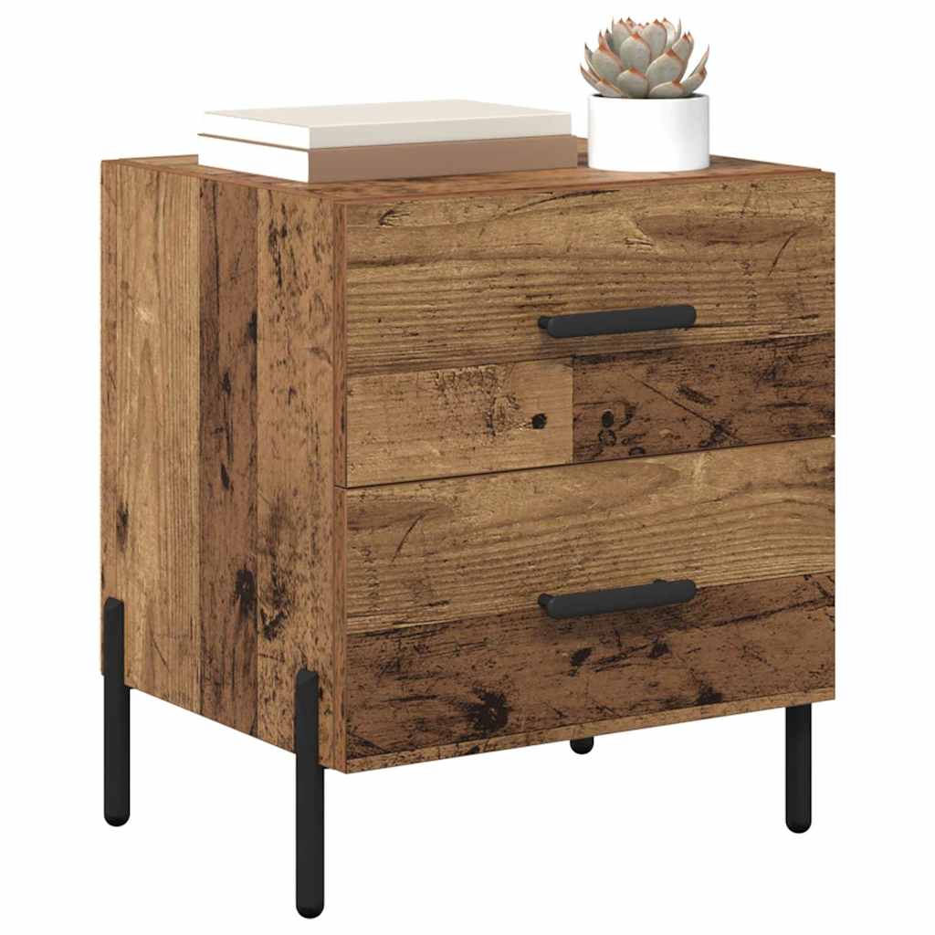 Noćni ormar Staro drvo 40 x 35 x 47,5 cm Konstruirano drvo