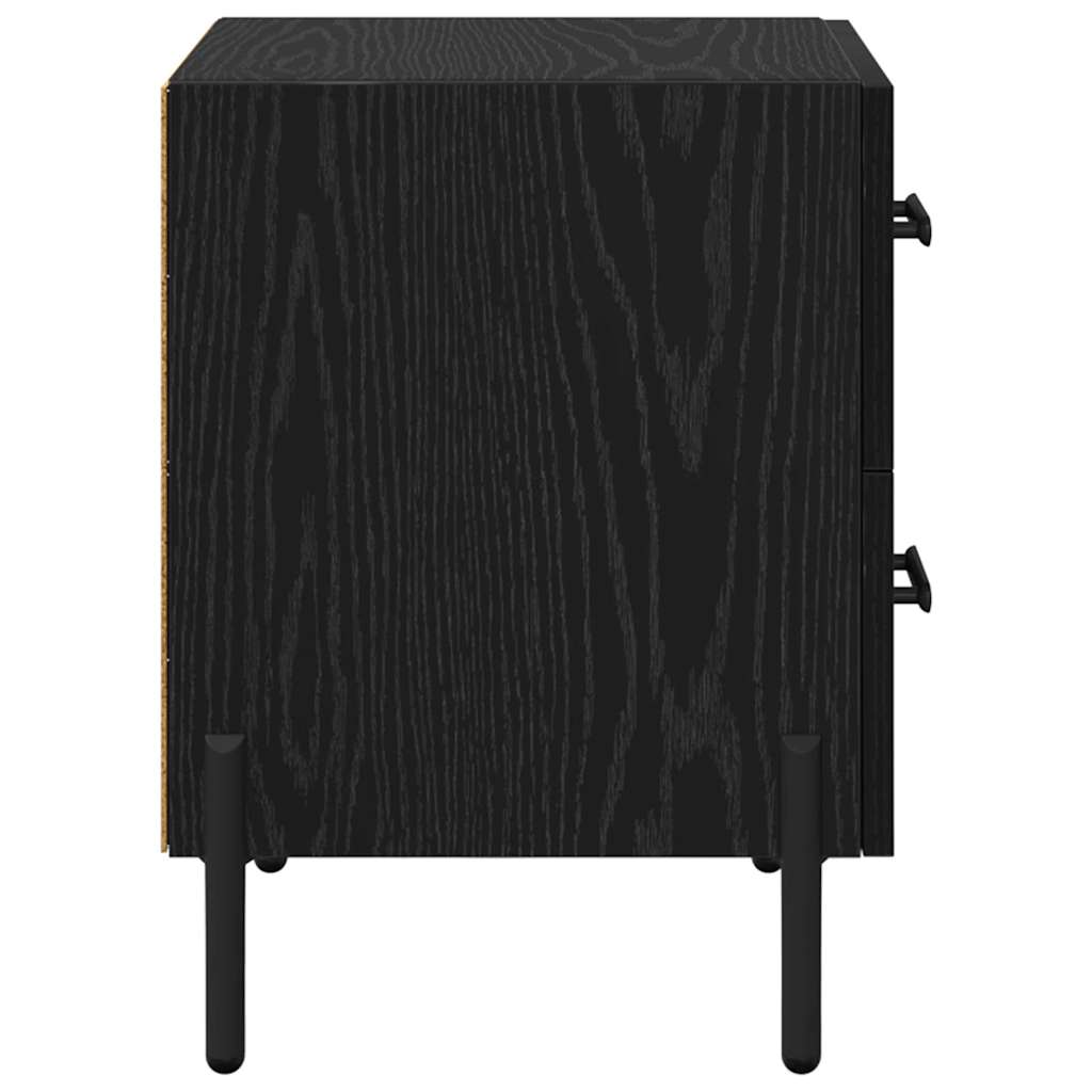 Noćni ormar Crni hrast 40 x 35 x 47,5 cm Konstruirano drvo