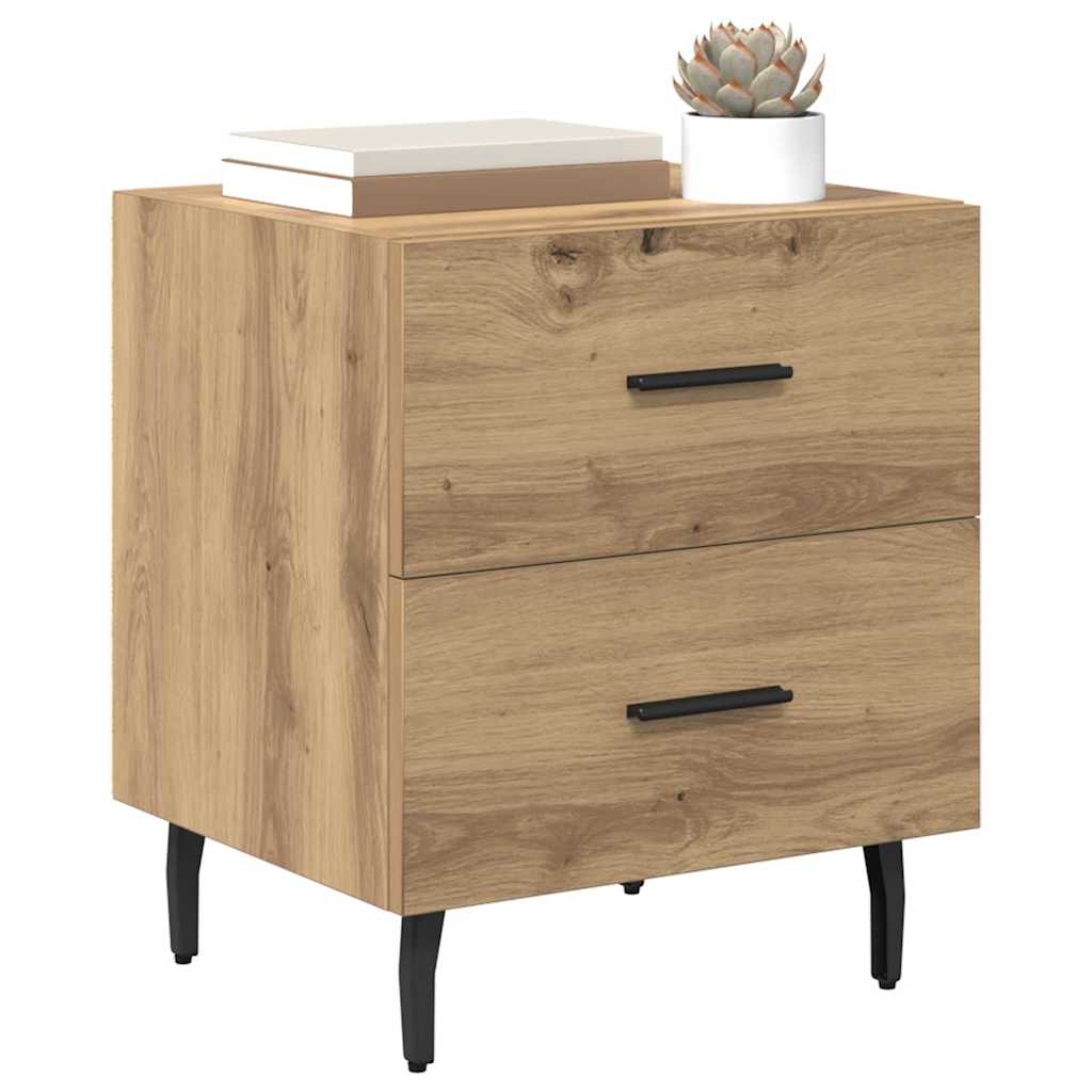 Noćni ormar s ladicama 2 pcs Umjetnički hrast 40 x 35 x 47,5 cm
