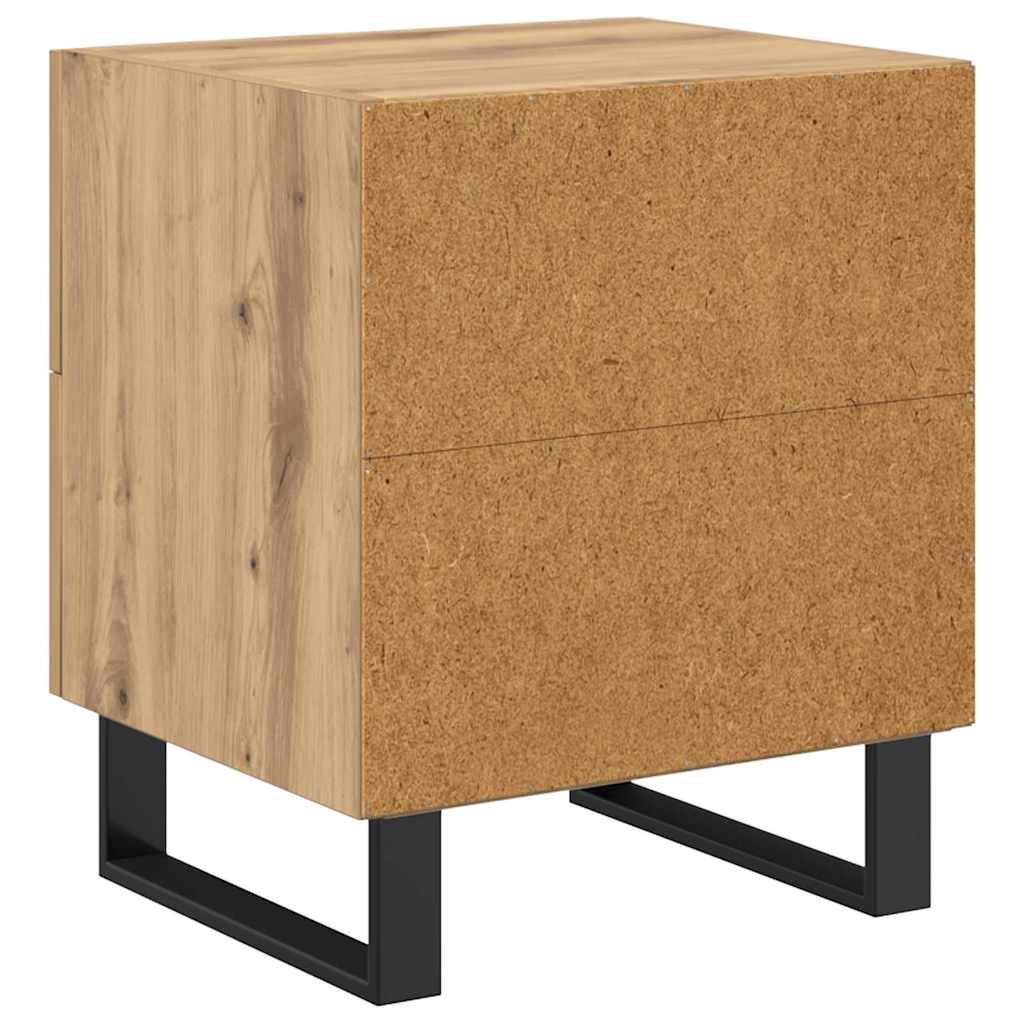 Noćni ormar s ladicama 2 pcs Umjetnički hrast 40 x 35 x 47,5 cm