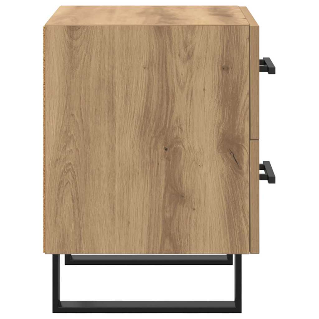 Noćni ormar s ladicama 2 pcs Umjetnički hrast 40 x 35 x 47,5 cm