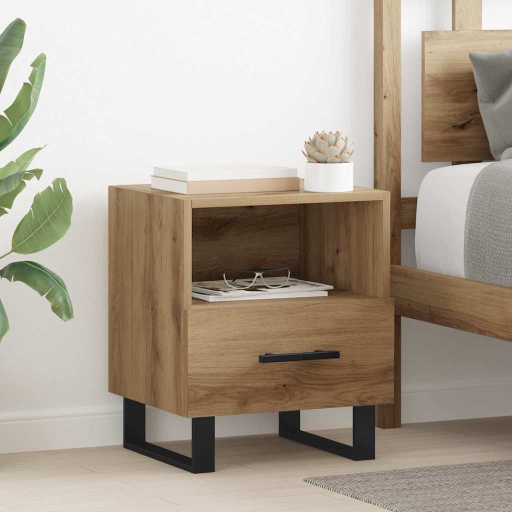 Noćni ormar s ladicama 2 pcs Umjetnički hrast 40 x 35 x 47,5 cm