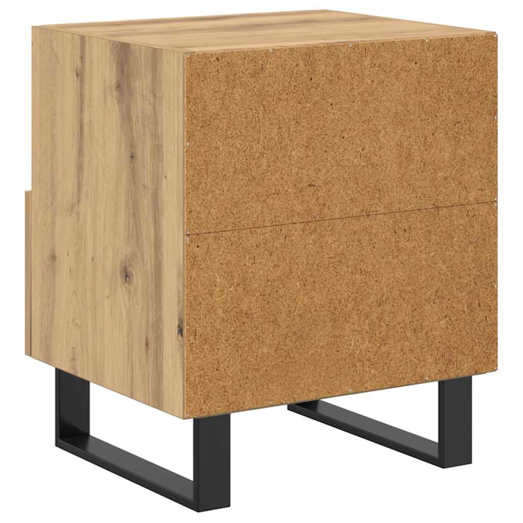 Noćni ormar s ladicama 2 pcs Umjetnički hrast 40 x 35 x 47,5 cm
