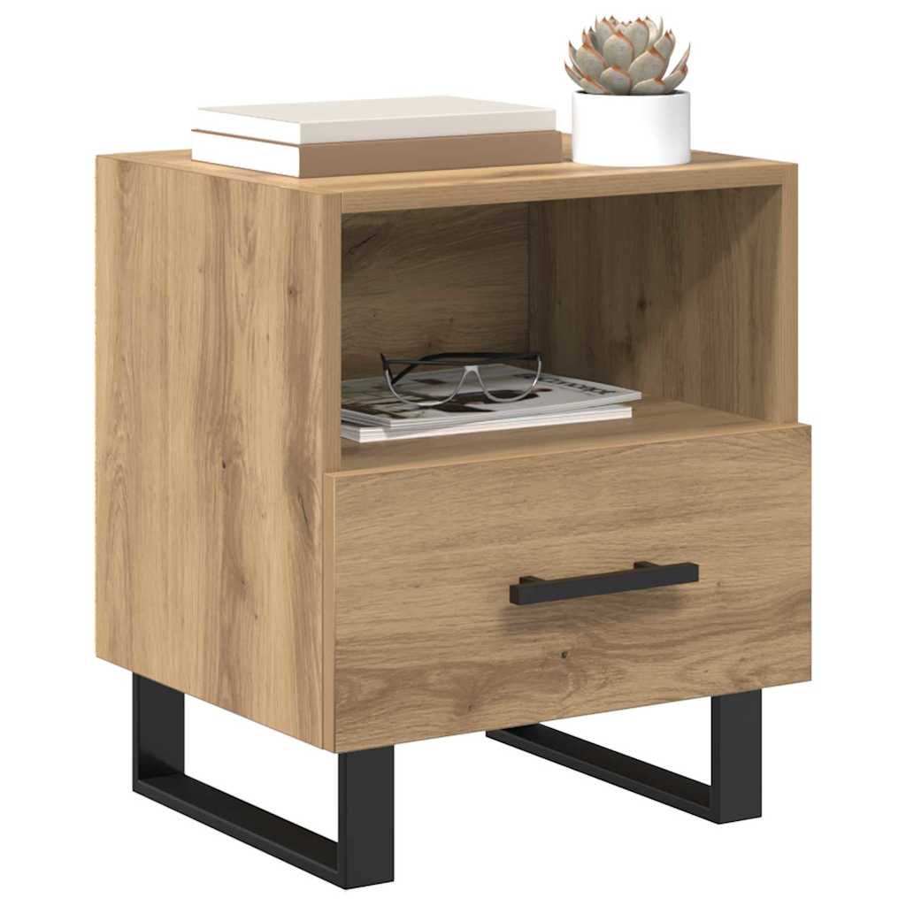 Noćni ormar s ladicama 2 pcs Umjetnički hrast 40 x 35 x 47,5 cm