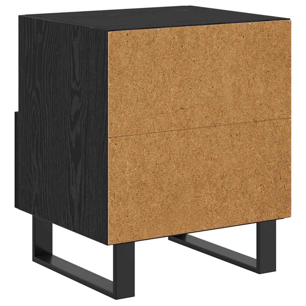Noćni ormar Crni hrast 40 x 35 x 47,5 cm Konstruirano drvo