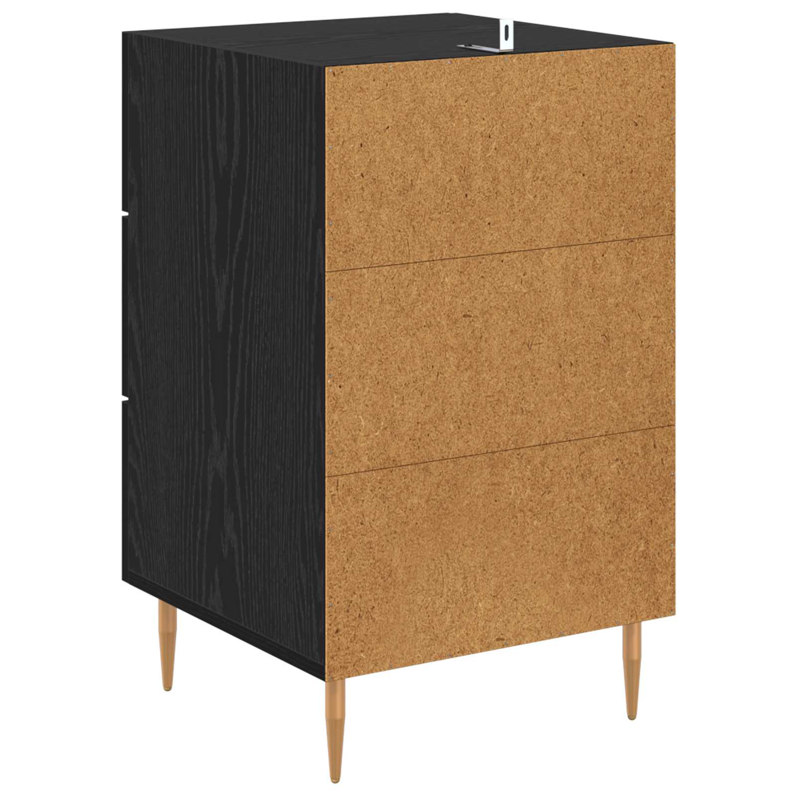 Noćni ormar Crni hrast 40 x 40 x 66 cm Konstruirano drvo