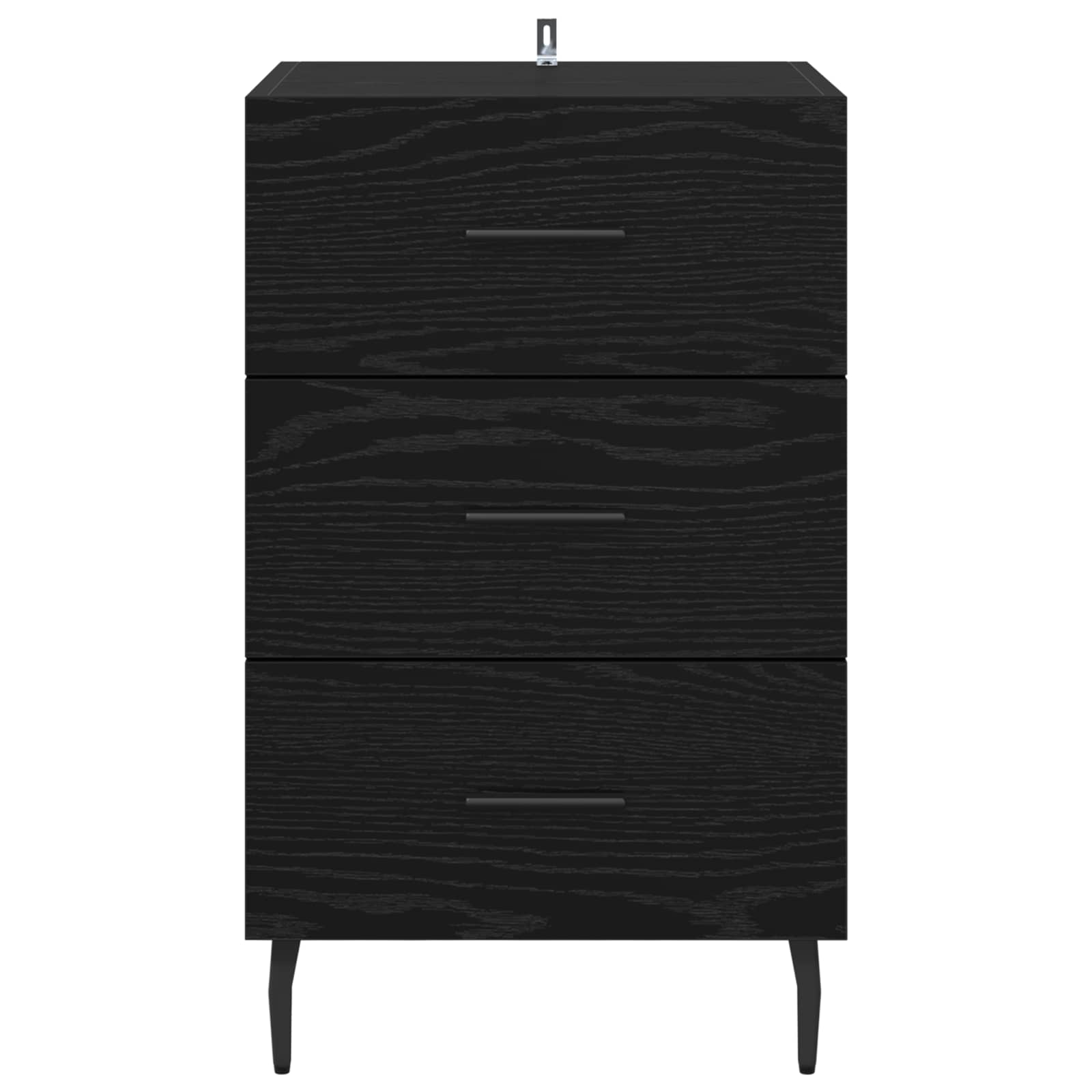 Noćni ormar Crni hrast 40 x 40 x 66 cm Konstruirano drvo