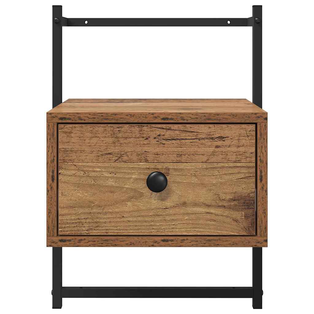Noćni ormar Staro drvo 35 x 30 x 51 cm Konstruirano drvo