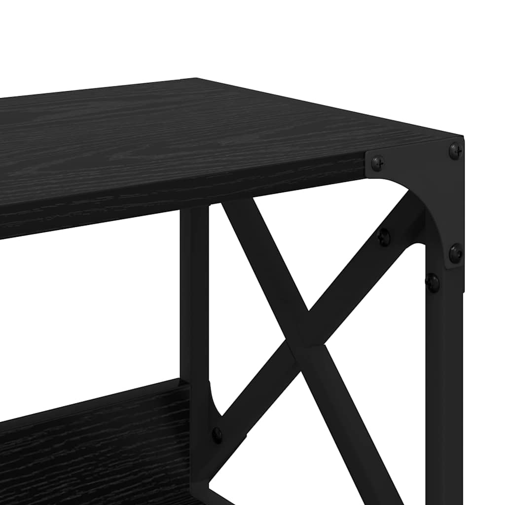 Držač za printer Crni hrast 44 x 26 x 31.5 cm Konstruirano drvo
