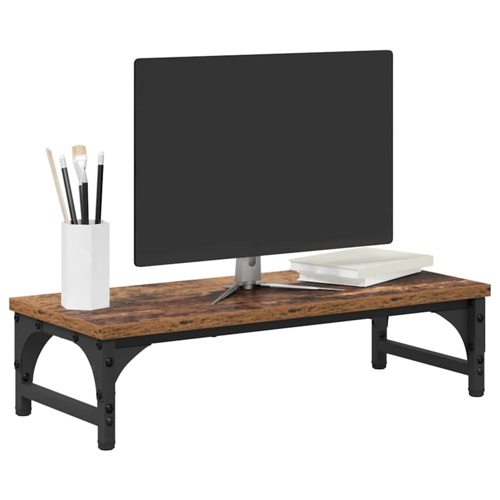 Stalak za Monitor Staro drvo 55 x 23 x 14 cm Konstruirano drvo