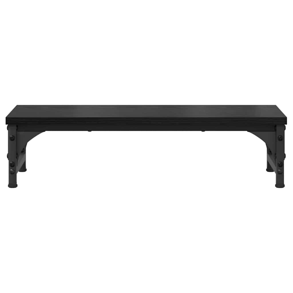 Stalak za Monitor Crni hrast 55 x 23 x 14 cm Konstruirano drvo