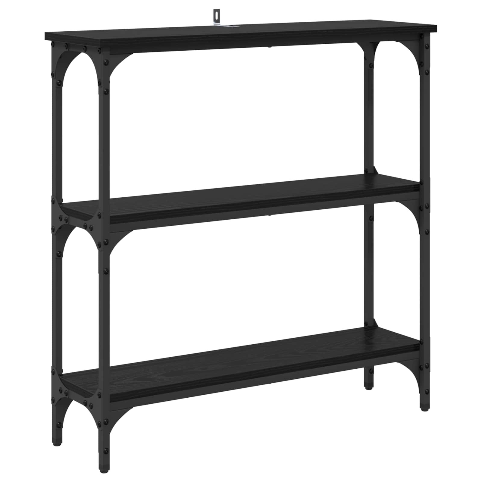 Konzolna stolica Crni hrast 75 x 22,5 x 75 cm Konstruirano drvo