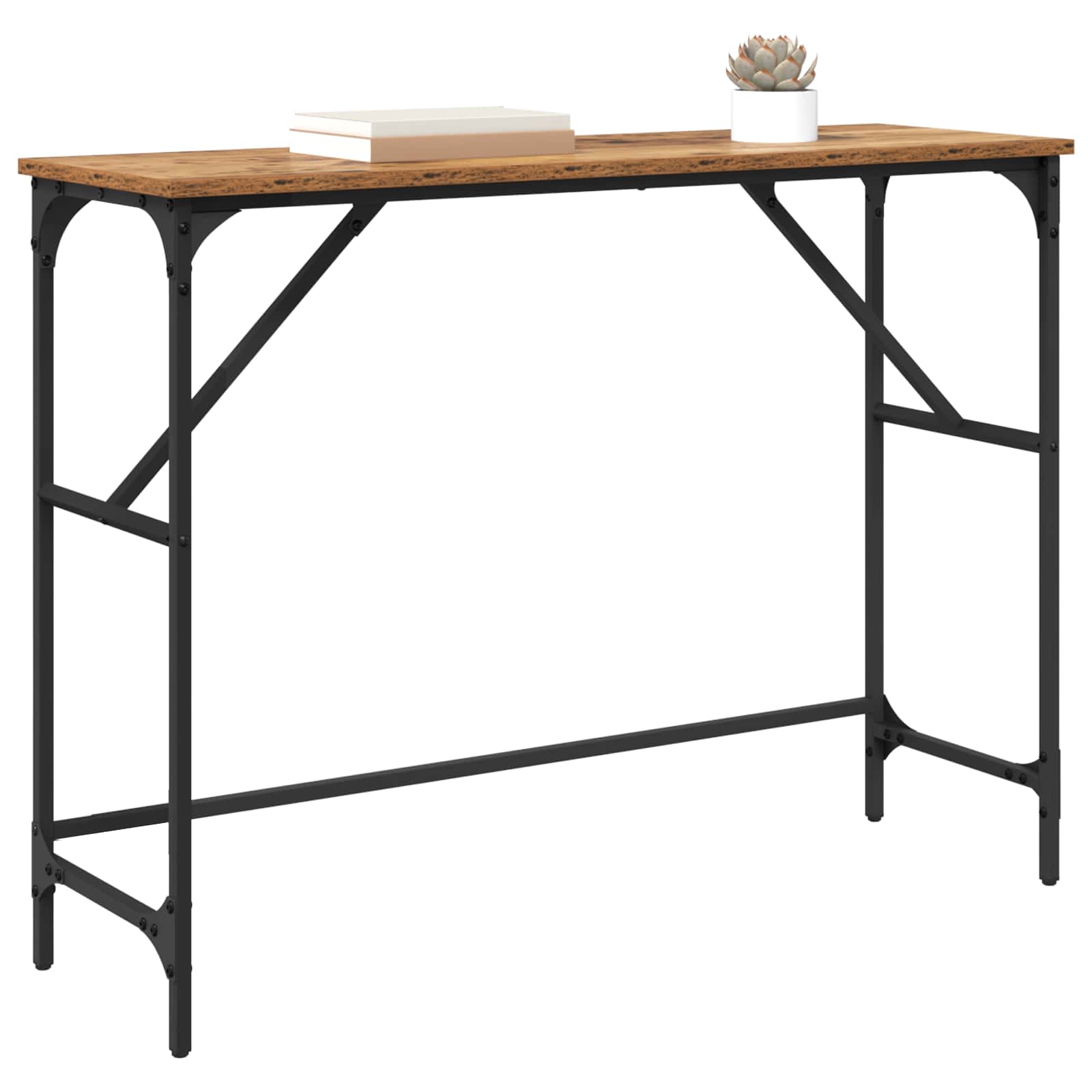 Konzolna stolica Staro drvo 100 x 32 x 75 cm Konstruirano drvo
