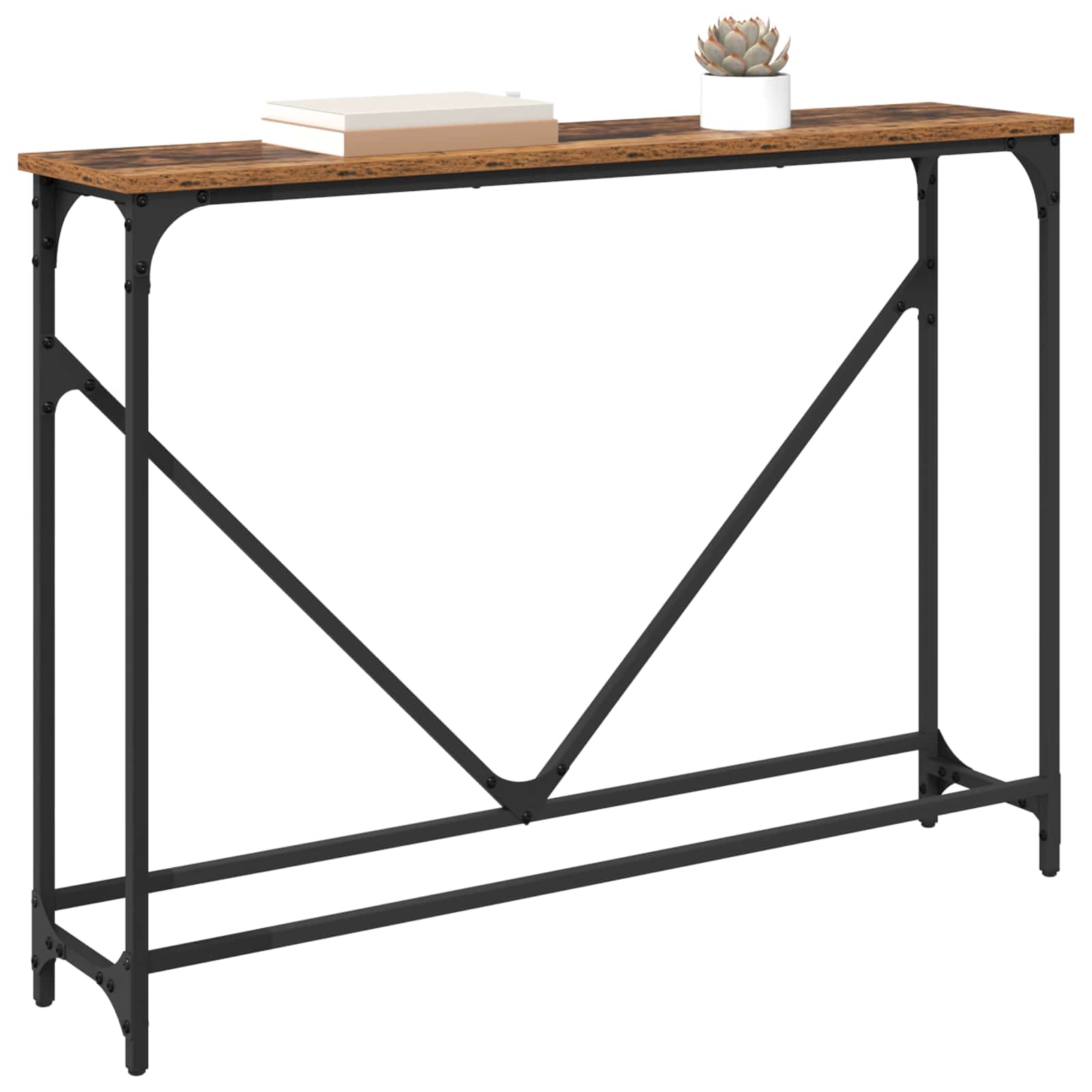Konzolna stolica Staro drvo 102 x 23 x 75 cm Konstruirano drvo