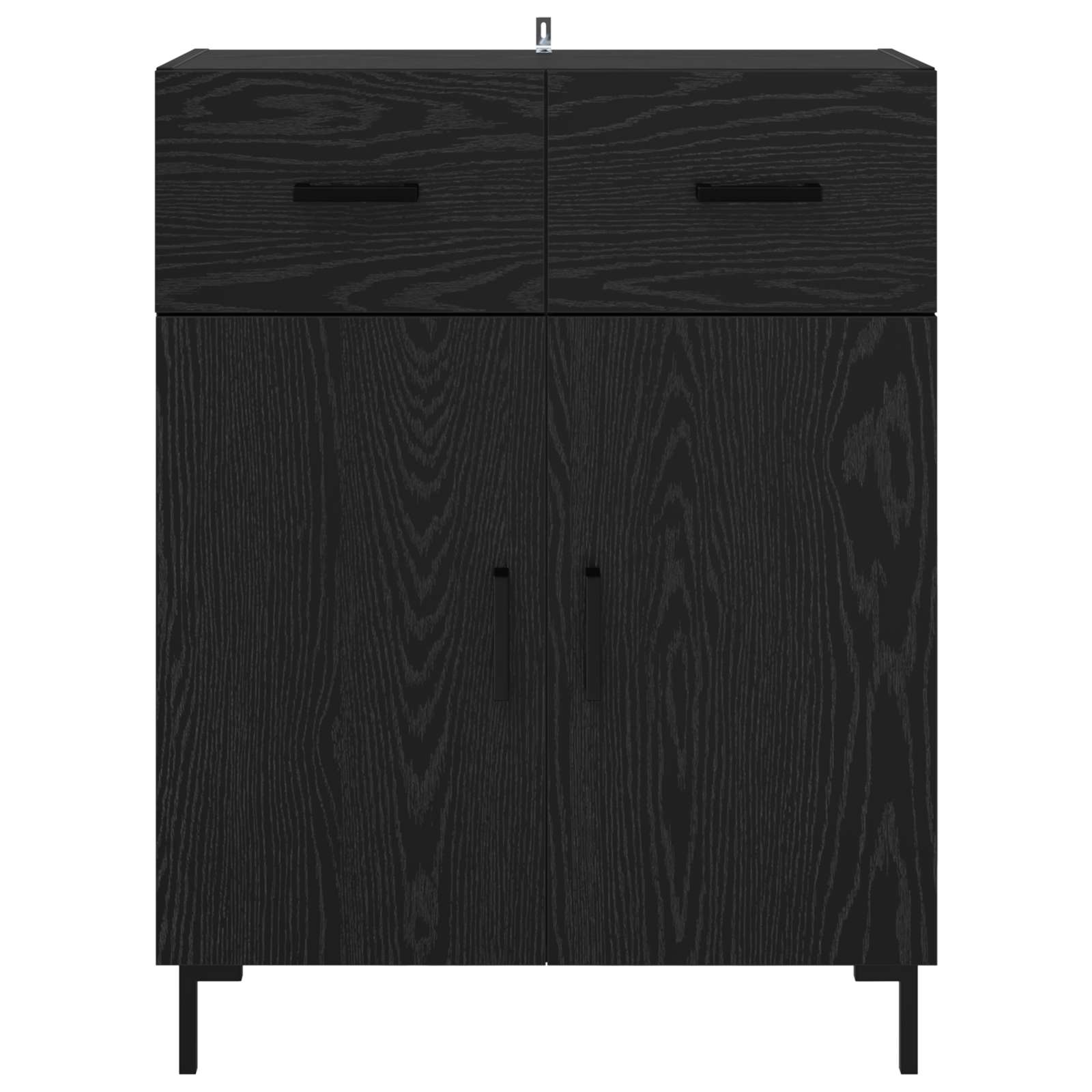 Kreveta Crni hrast 69,5 x 34 x 90 cm Konstruirano drvo