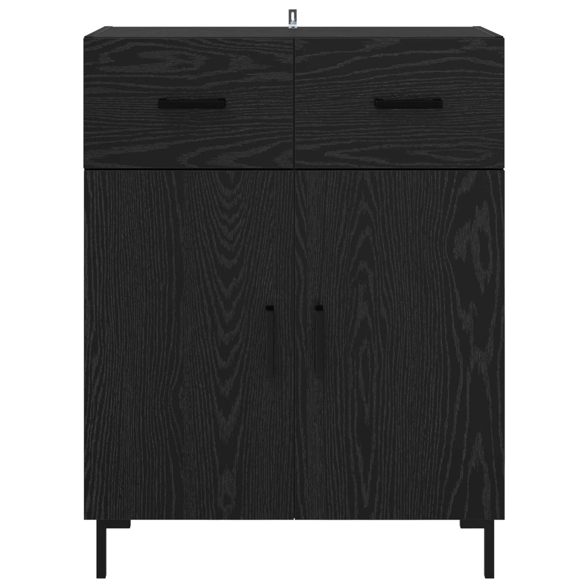 Kreveta Crni hrast 69,5 x 34 x 90 cm Konstruirano drvo