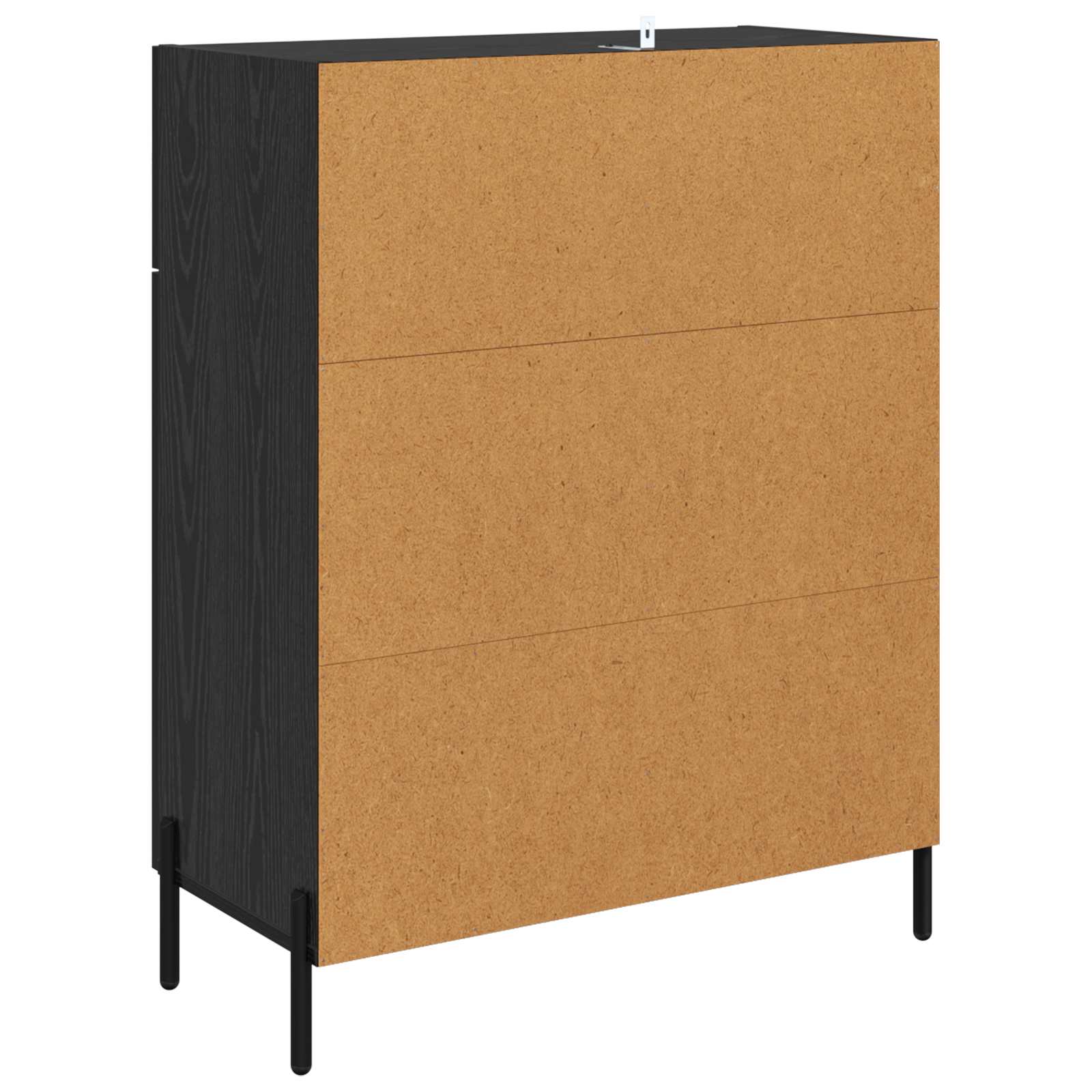 Kreveta Crni hrast 69,5 x 34 x 90 cm Konstruirano drvo