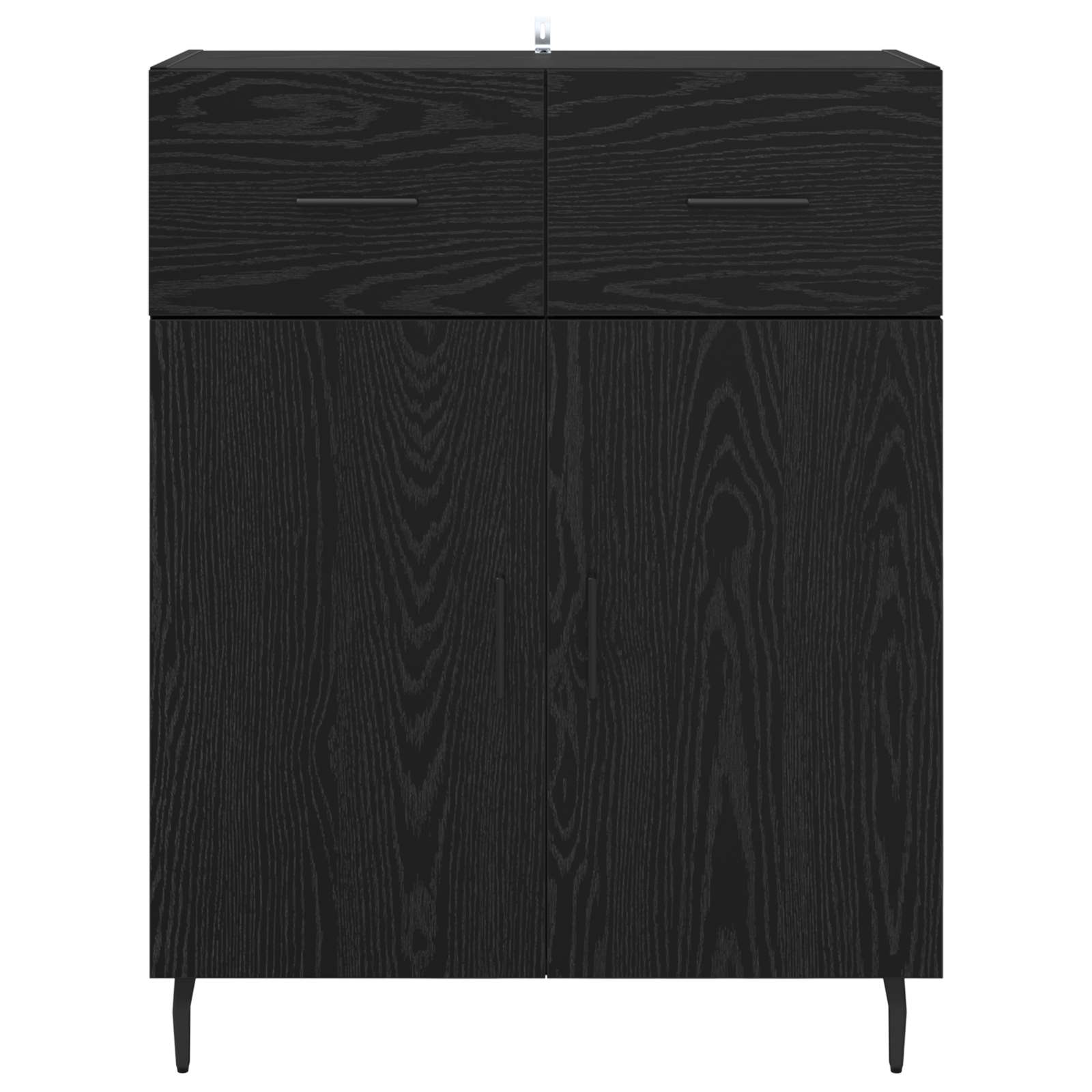 Kreveta Crni hrast 69,5 x 34 x 90 cm Konstruirano drvo