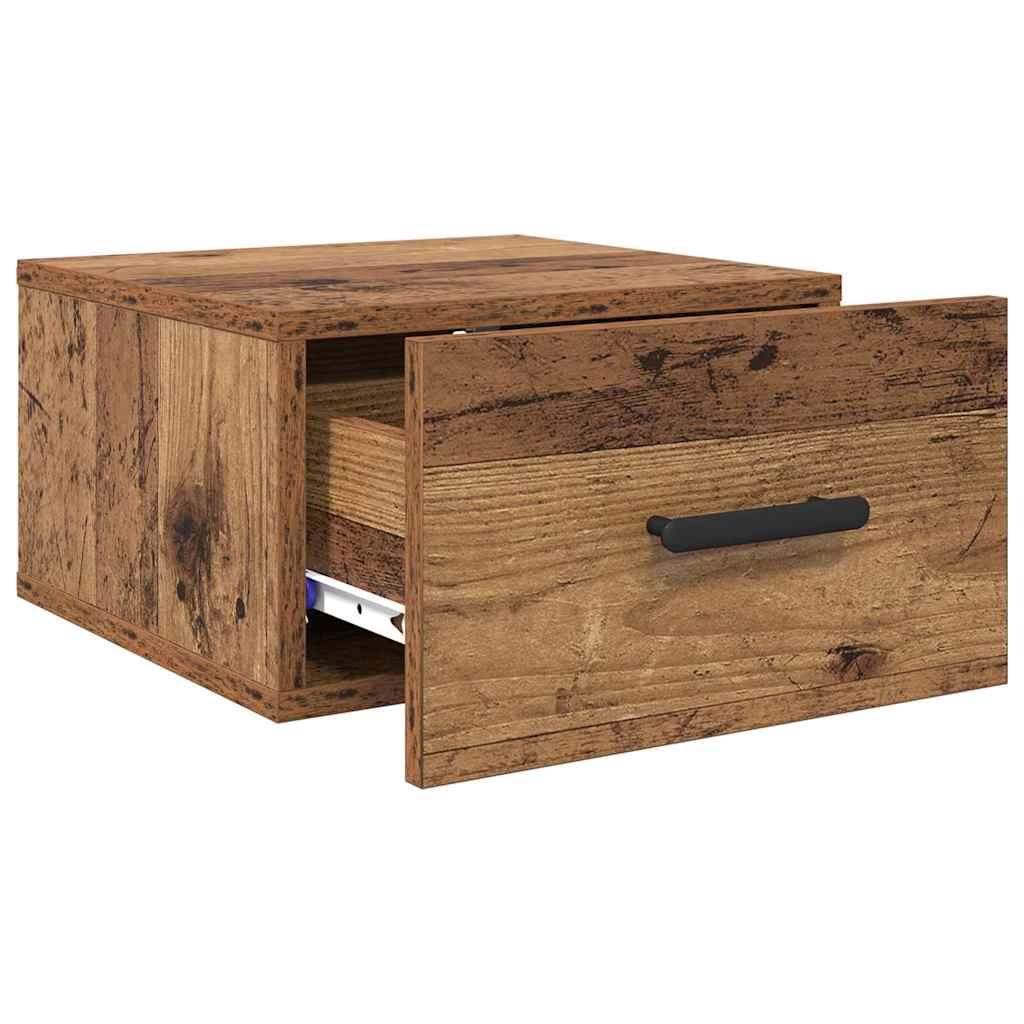 Noćni ormar Zidne Staro drvo 35 x 35 x 20 cm Konstruirano drvo
