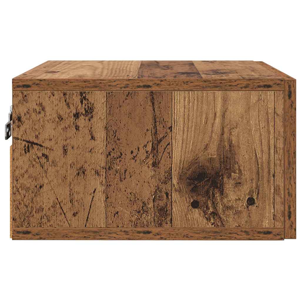 Noćni ormar 2 kom. 35 x 35 x 20 cm Konstruirano drvo Staro drvo