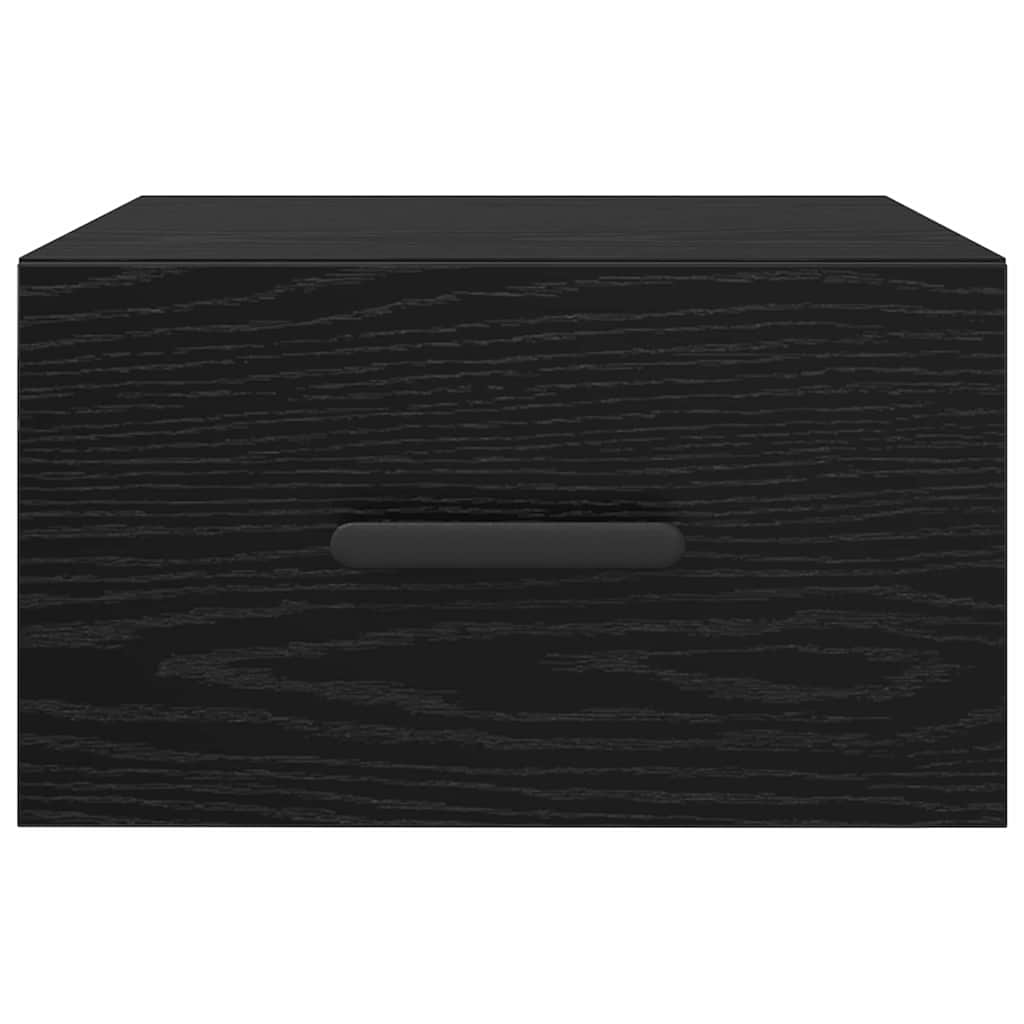 Noćni ormar 2 pcs Crni hrast 35 x 35 x 20 cm Konstruirano drvo