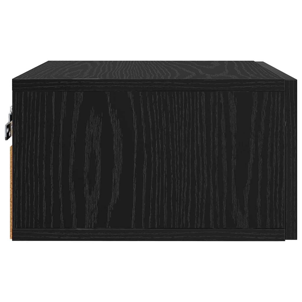 Noćni ormar 2 pcs Crni hrast 35 x 35 x 20 cm Konstruirano drvo