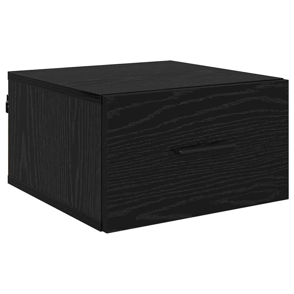 Noćni ormar Zidne Crni hrast 35 x 35 x 20 cm Konstruirano drvo