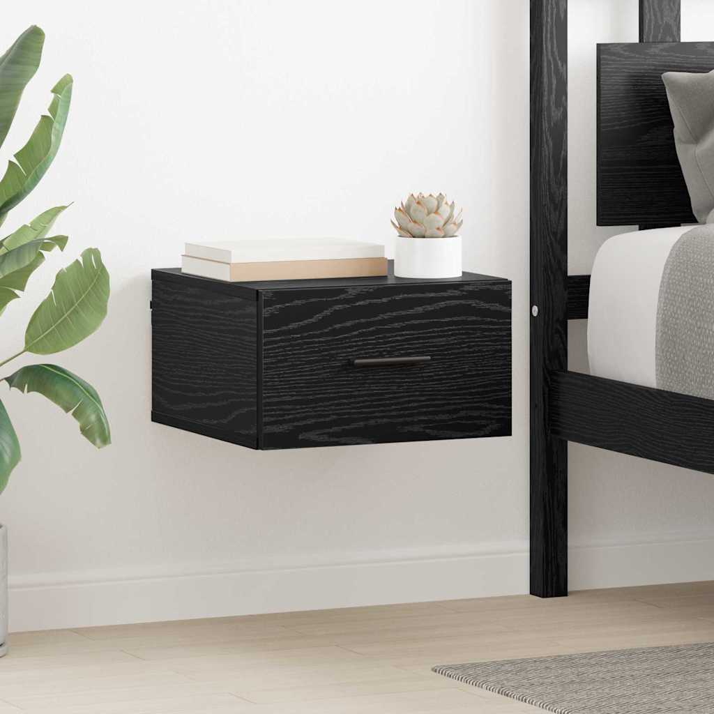 Noćni ormar 2 pcs Crni hrast 35 x 35 x 20 cm Konstruirano drvo