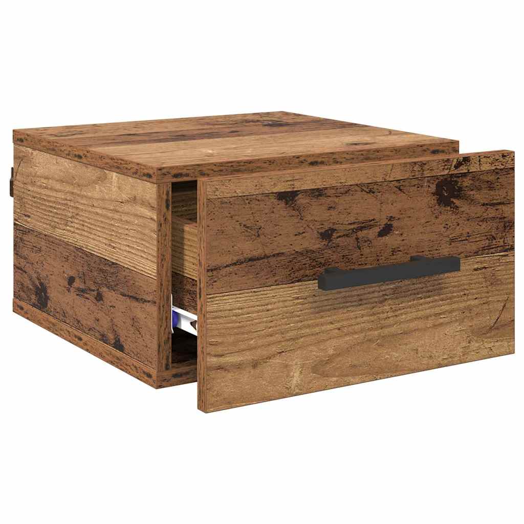 Noćni ormar Zidne Staro drvo 35 x 35 x 20 cm Konstruirano drvo