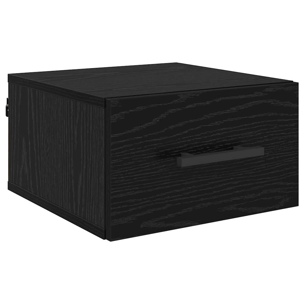 Noćni ormar Zidne Crni hrast 35 x 35 x 20 cm Konstruirano drvo
