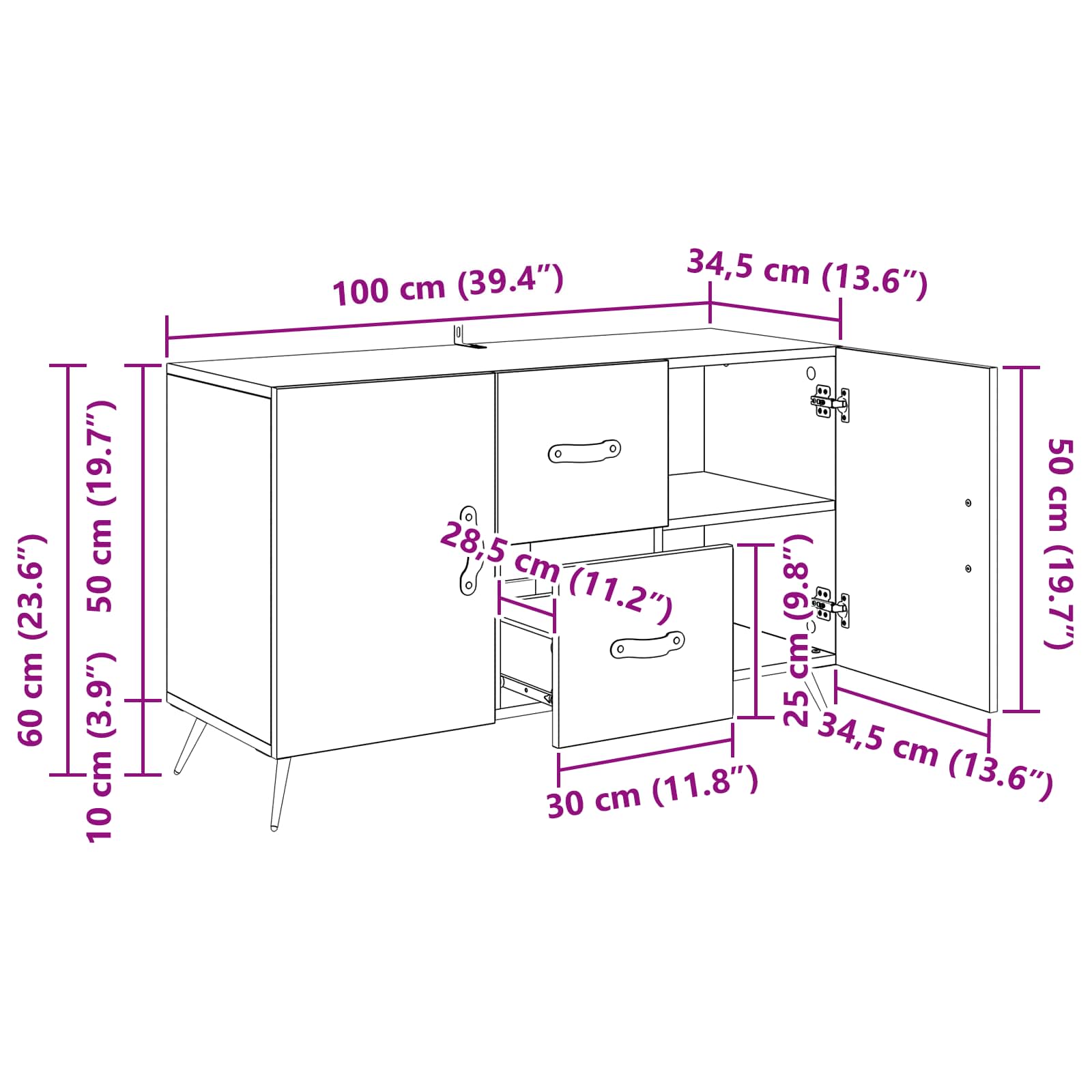 Kreveta Staro drvo 100 x 36 x 60 cm Konstruirano drvo