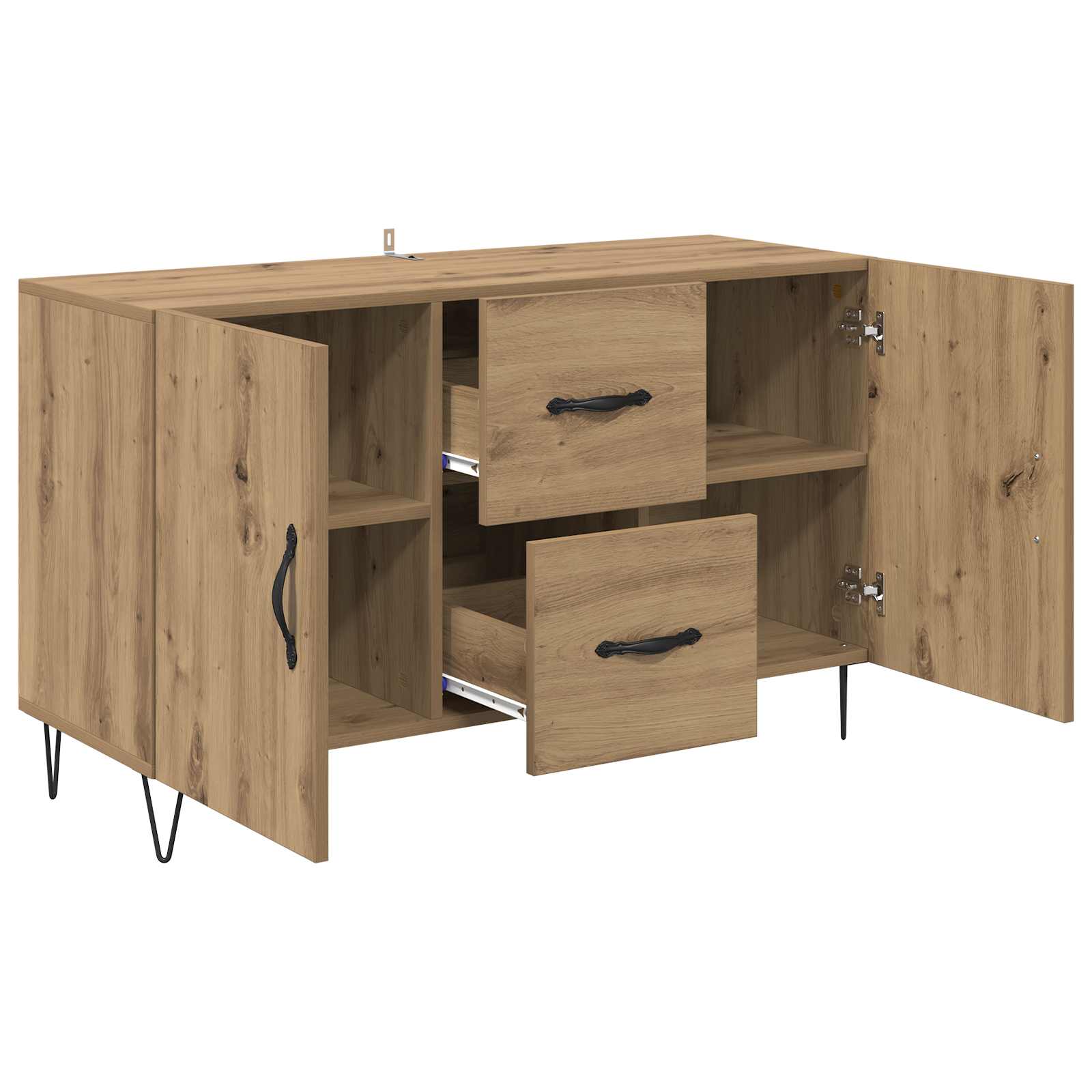 Kreveta Umjetnički hrast 100 x 36 x 60 cm Konstruirano drvo