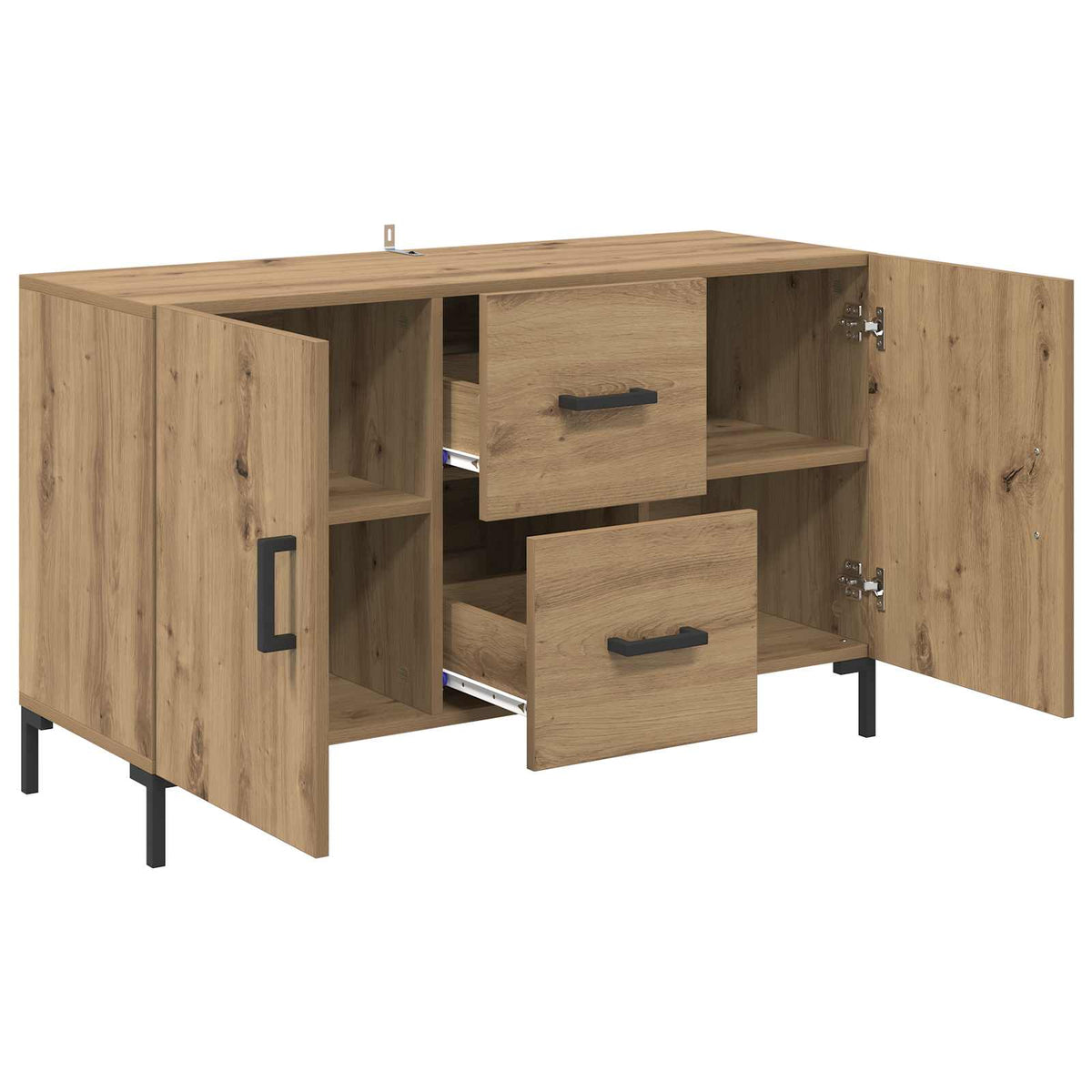 Kreveta Umjetnički hrast 100 x 36 x 60 cm Konstruirano drvo
