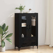 Highboard Crni hrast 69,5 x 31 x 115 cm Konstruirano drvo