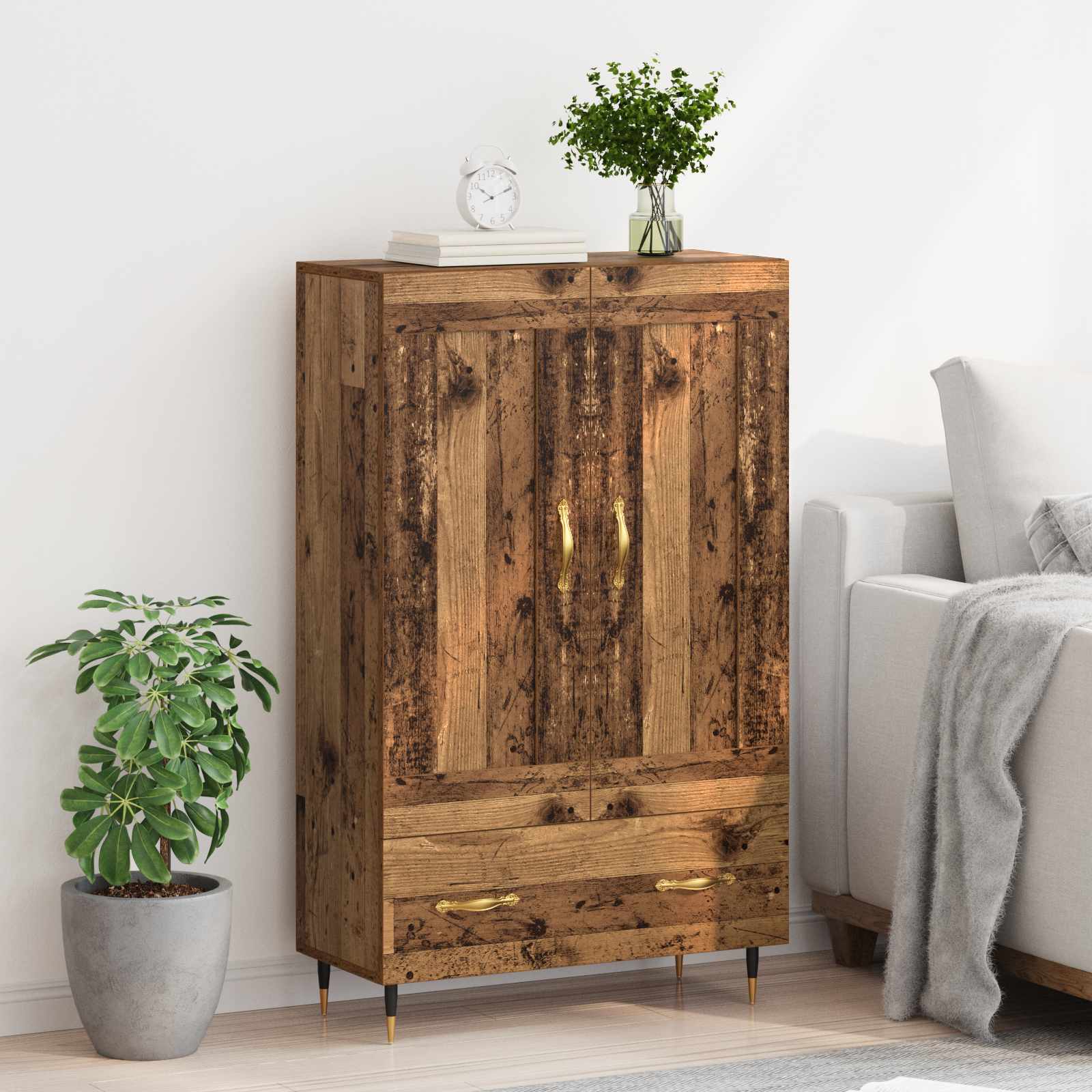 Highboard Staro drvo 69,5 x 31 x 115 cm Konstruirano drvo