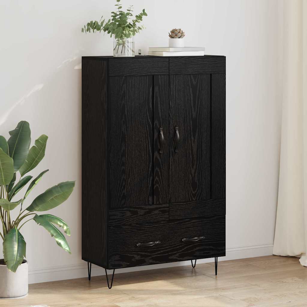 Highboard Crni hrast 69,5 x 31 x 115 cm Konstruirano drvo