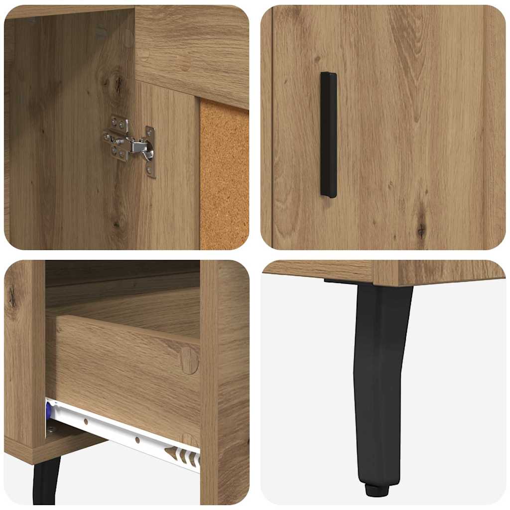 Highboard Umjetnički hrast 69,5 x 31 x 115 cm Konstruirano drvo