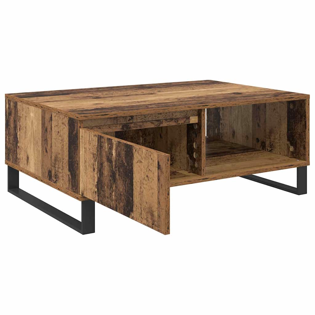 Kava Stol Staro drvo 90 x 60 x 35 cm Konstruirano drvo