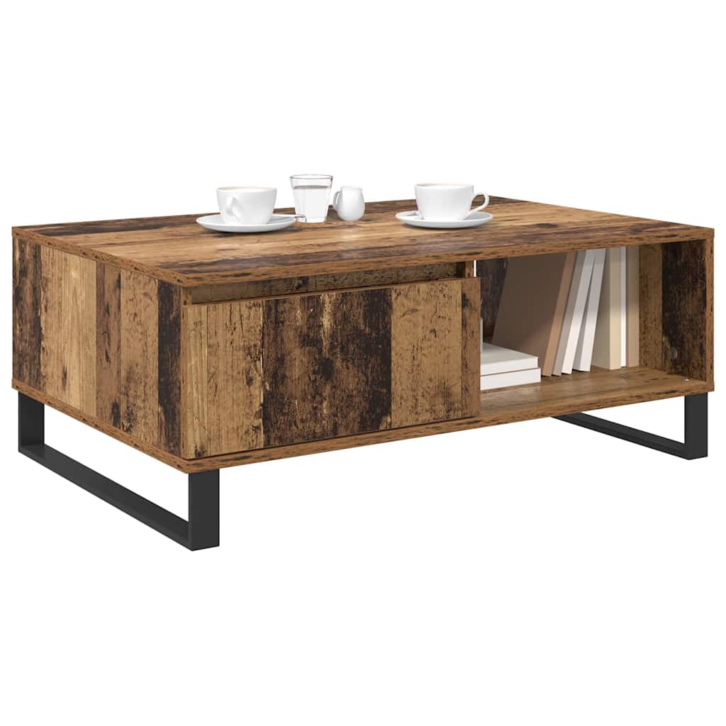 Kava Stol Staro drvo 90 x 60 x 35 cm Konstruirano drvo