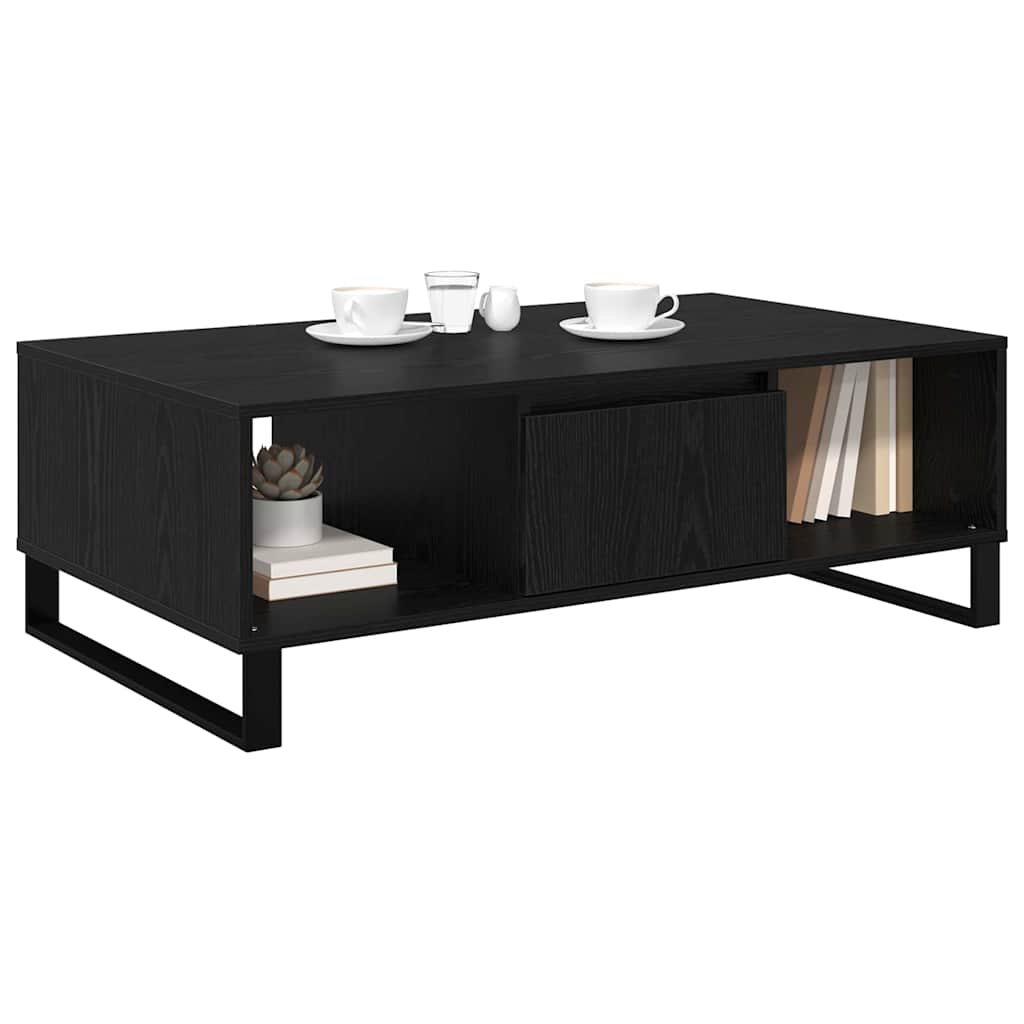 Kava Stol Crni hrast 104 x 60 x 35 cm Konstruirano drvo