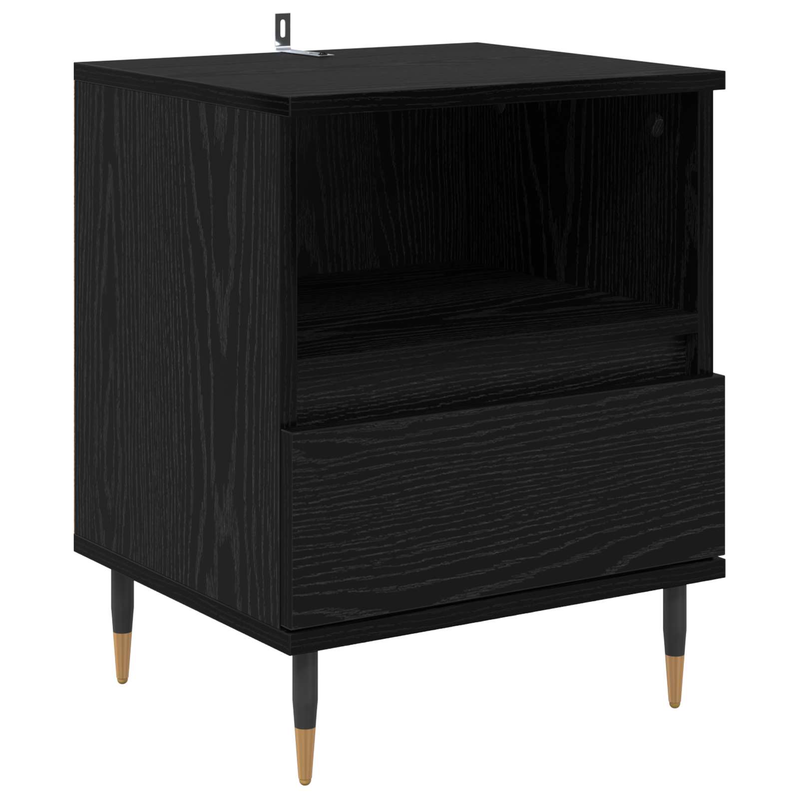 Noćni ormar Crni hrast 40 x 35 x 50 cm Konstruirano drvo