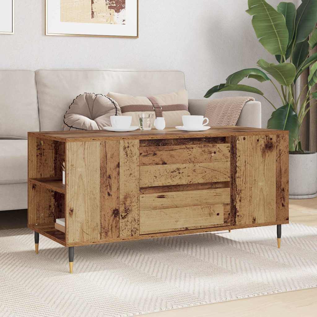 Kava Stol Staro drvo 102 x 44,5 x 50 cm Konstruirano drvo