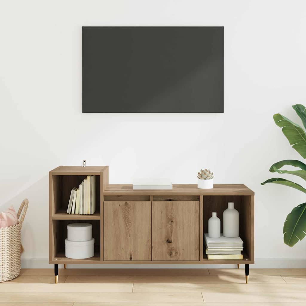 TV ormar Umjetnički hrast 100 x 35 x 55 cm Konstruirano drvo