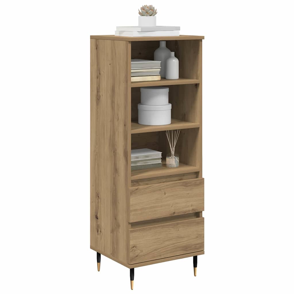 Highboard Umjetnički hrast 40 x 36 x 110 cm Konstruirano drvo